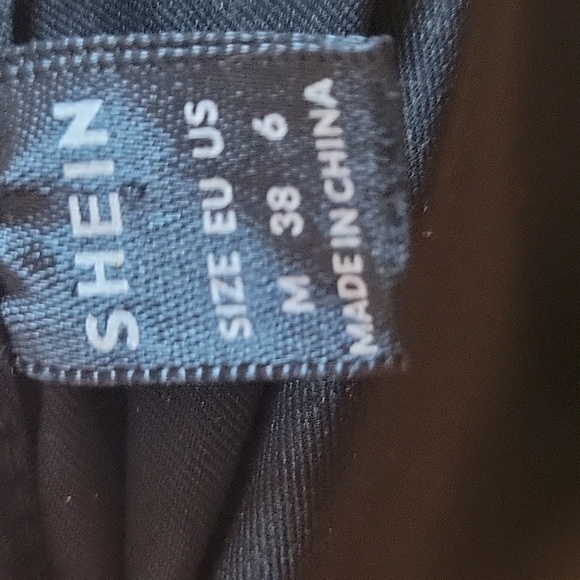 Shein Black‎ Long Sleeve Bodycon Dress Womens Medium - Picture 5 of 5